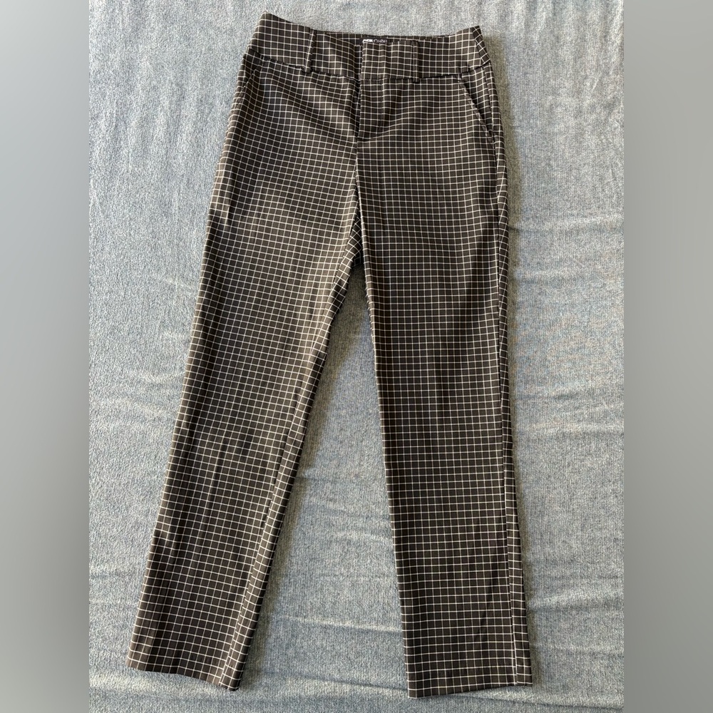 Women’s Checkered Pants - Black and White
